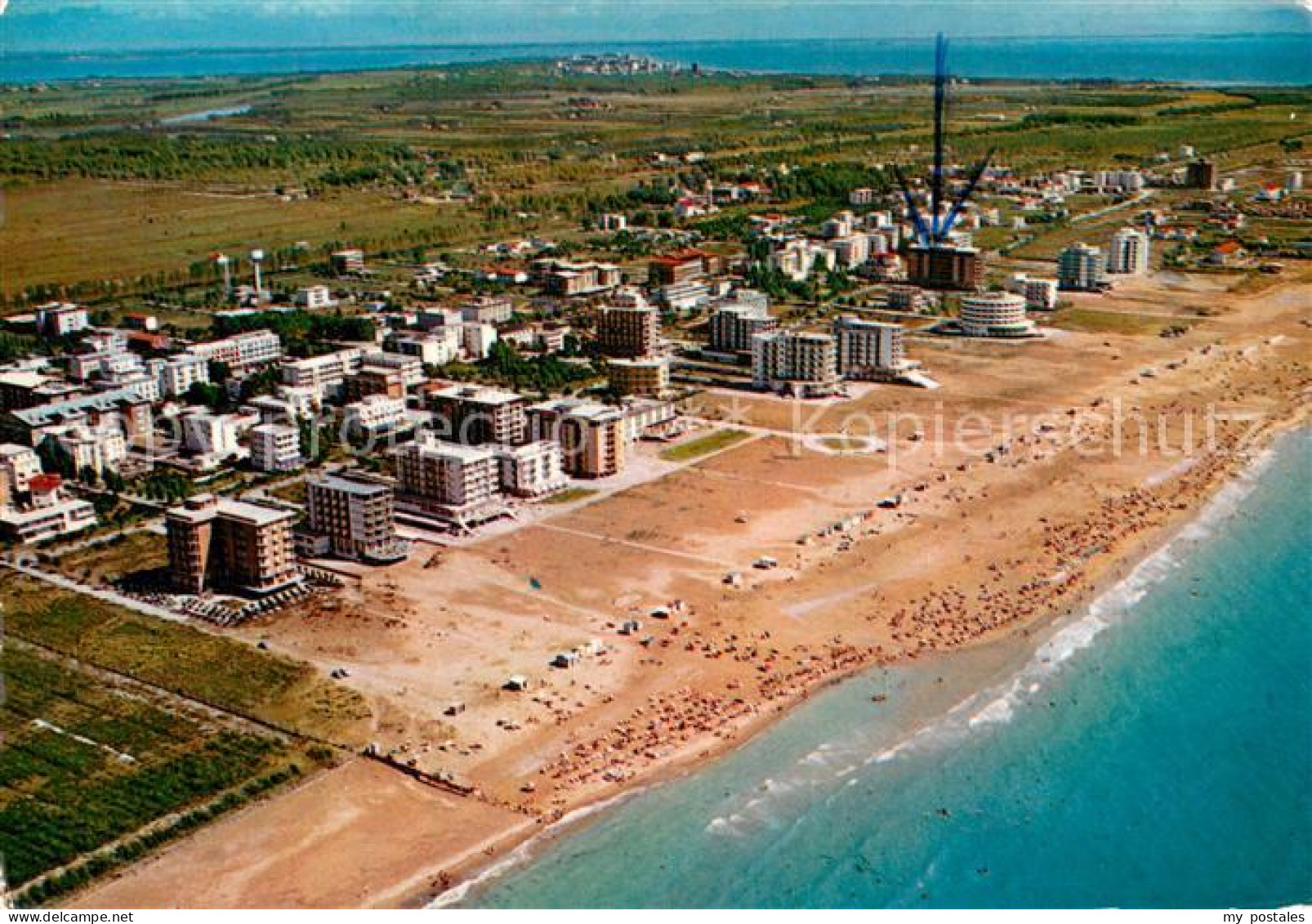 73725202 Lido Di Bibione Fliegeraufnahme Strand Lido Di Bibione - Sonstige & Ohne Zuordnung