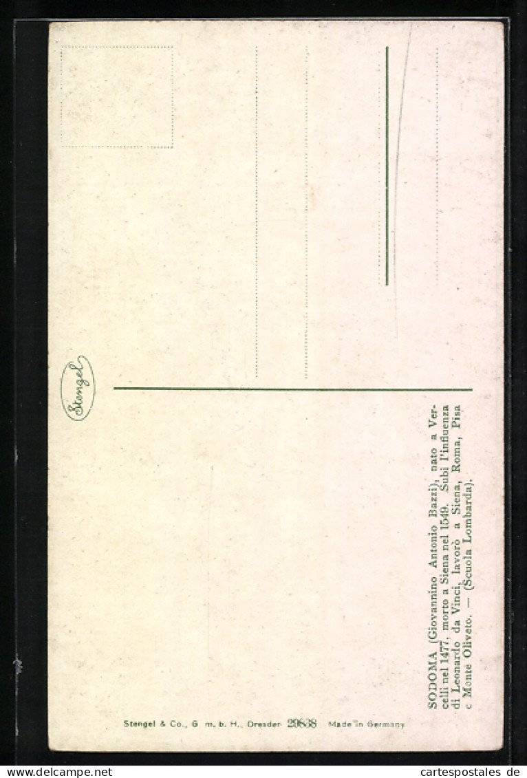 Lithographie San Sebastiano, Portrait Des Heiligen  - Sonstige & Ohne Zuordnung