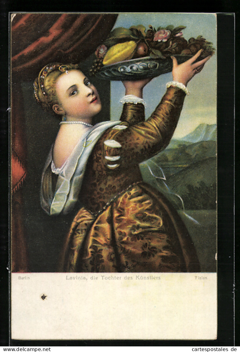 Künstler-AK Stengel & Co. Nr. 29735: Lavinia, Die Tochter Des Künstlers, Tizian  - Autres & Non Classés
