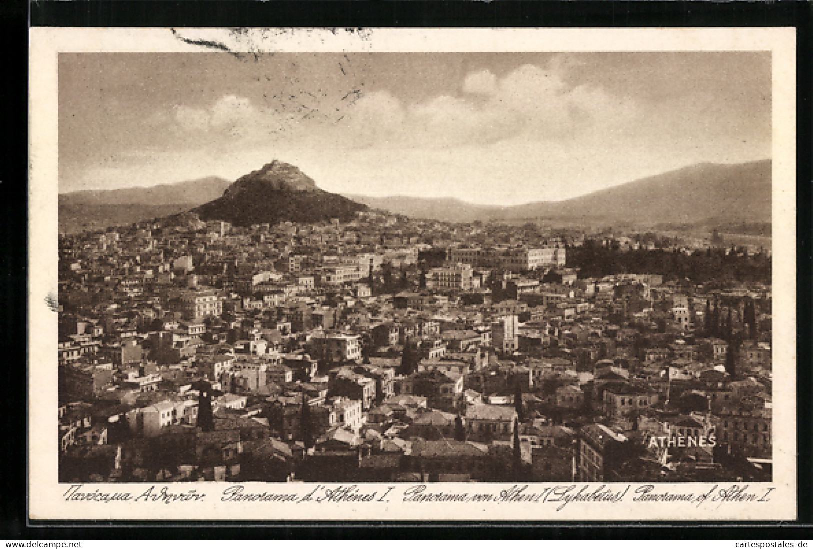 AK Athen, Panorama Aus Der Vogelschau  - Griechenland