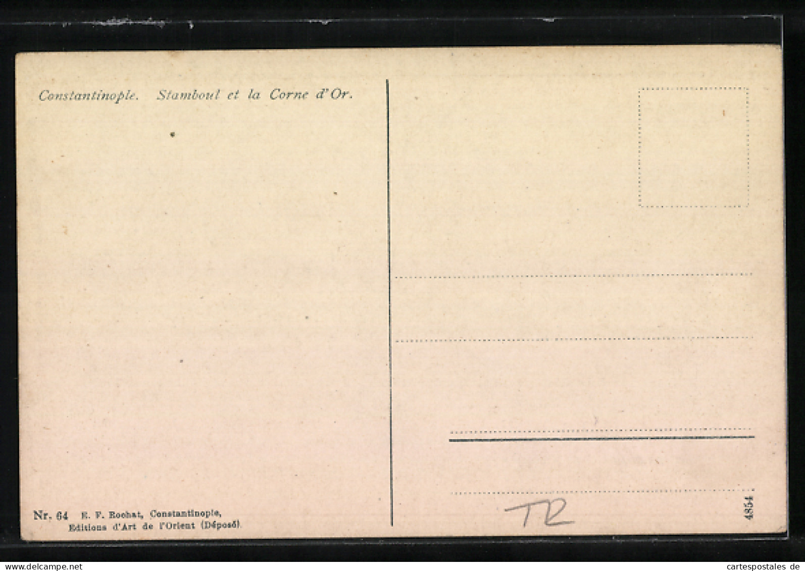 AK Constantinople, Stamboul Et La Corne D`Or  - Turkey