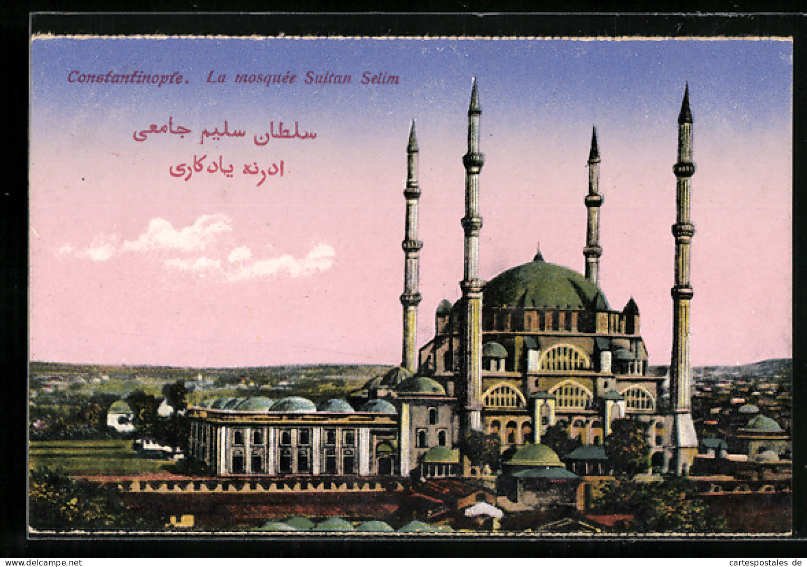 AK Constantinople, La Mosquée Sultan Selim  - Türkei