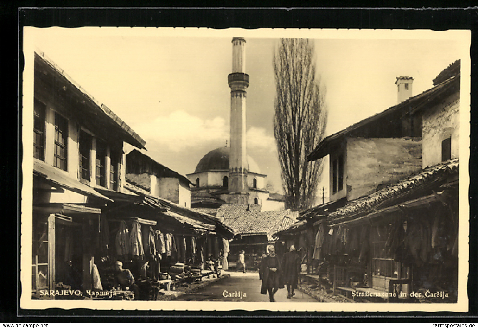 AK Sarajevo, Strassenszene In Der Carsija  - Bosnie-Herzegovine