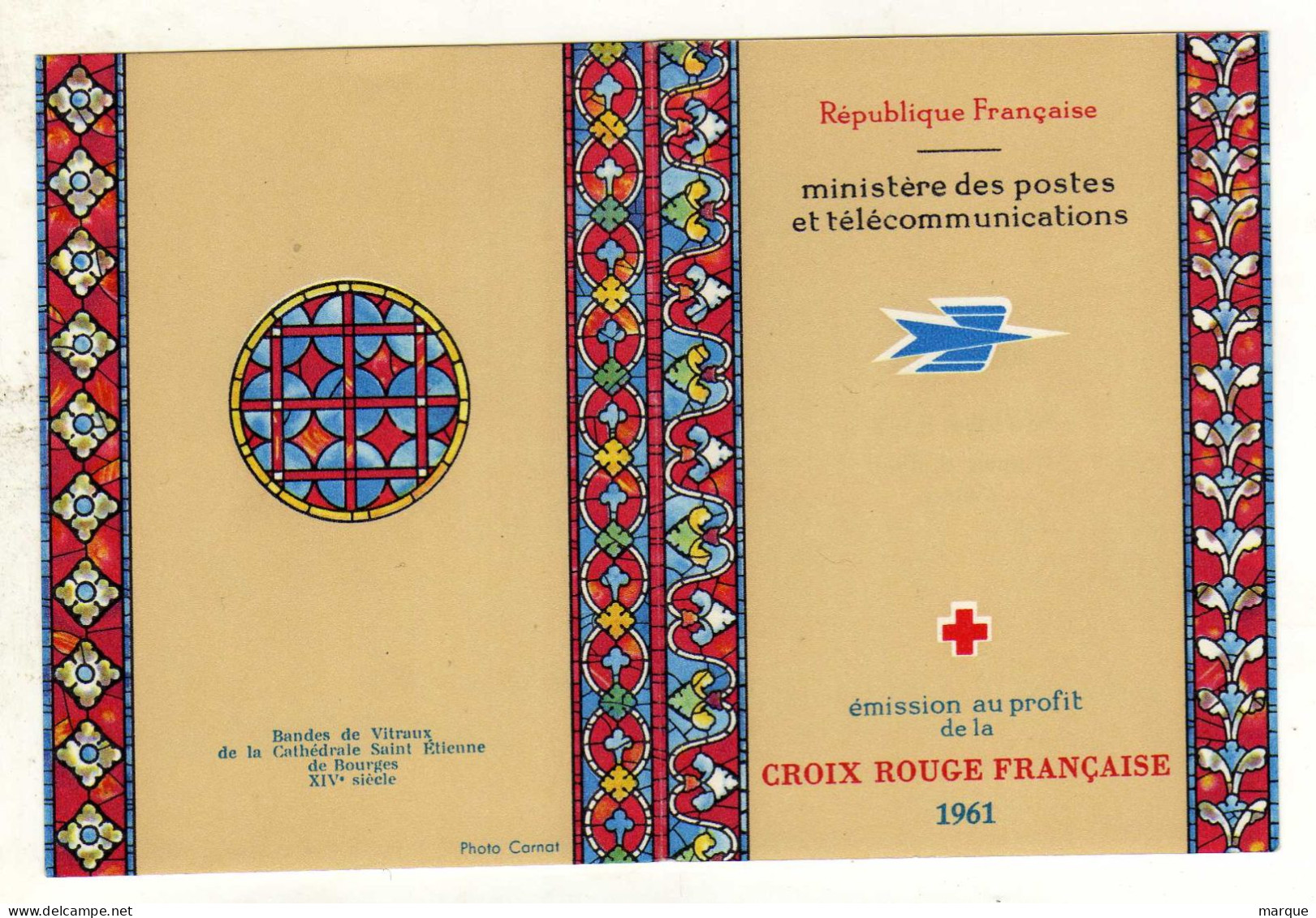 Carnet FRANCE Croix Rouge De 8 Timbres Année 1961 Neuf Xx - Cruz Roja