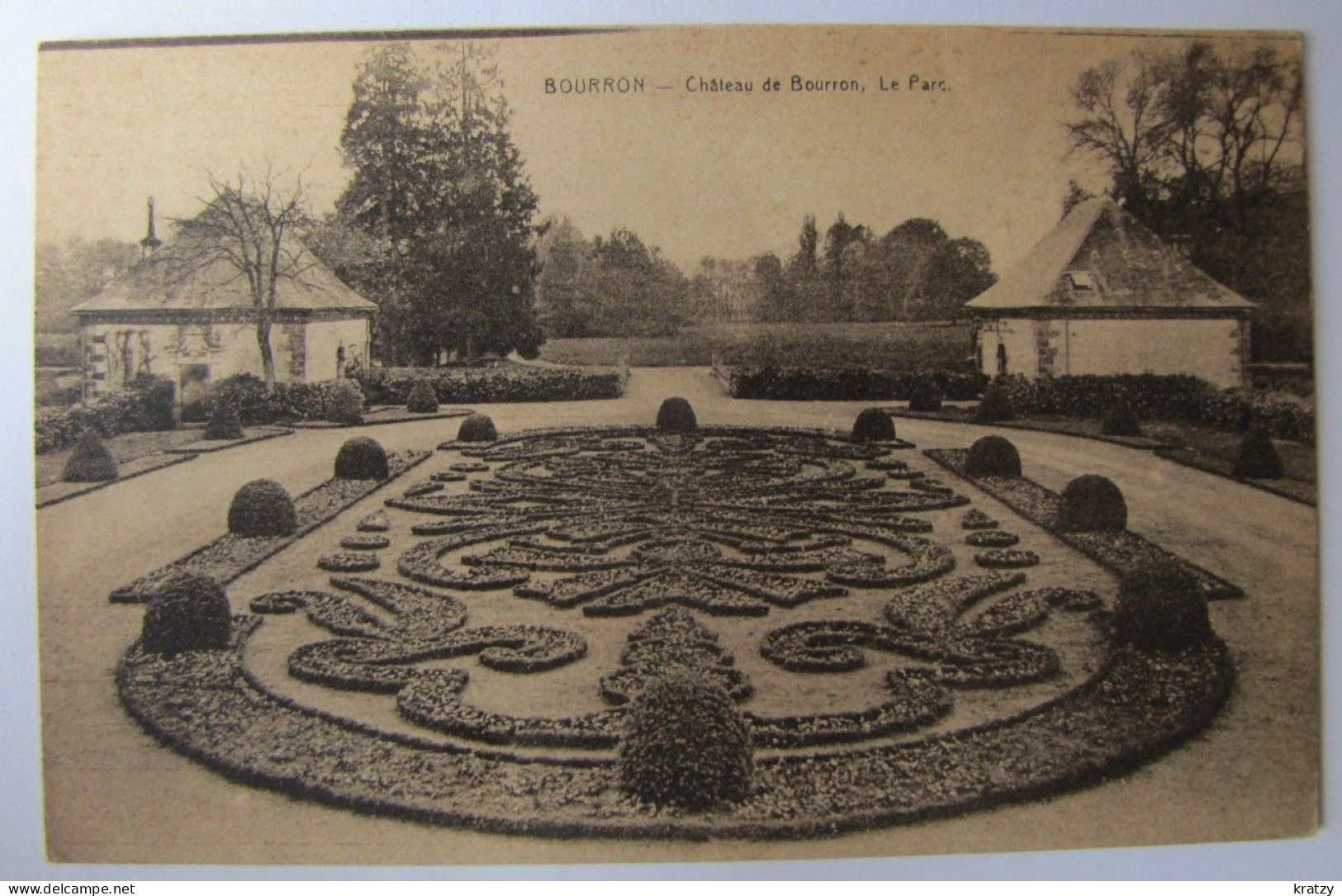 FRANCE - SEINE ET MARNE - BOURRON - Le Parc Du Château - 1926 - Sonstige & Ohne Zuordnung