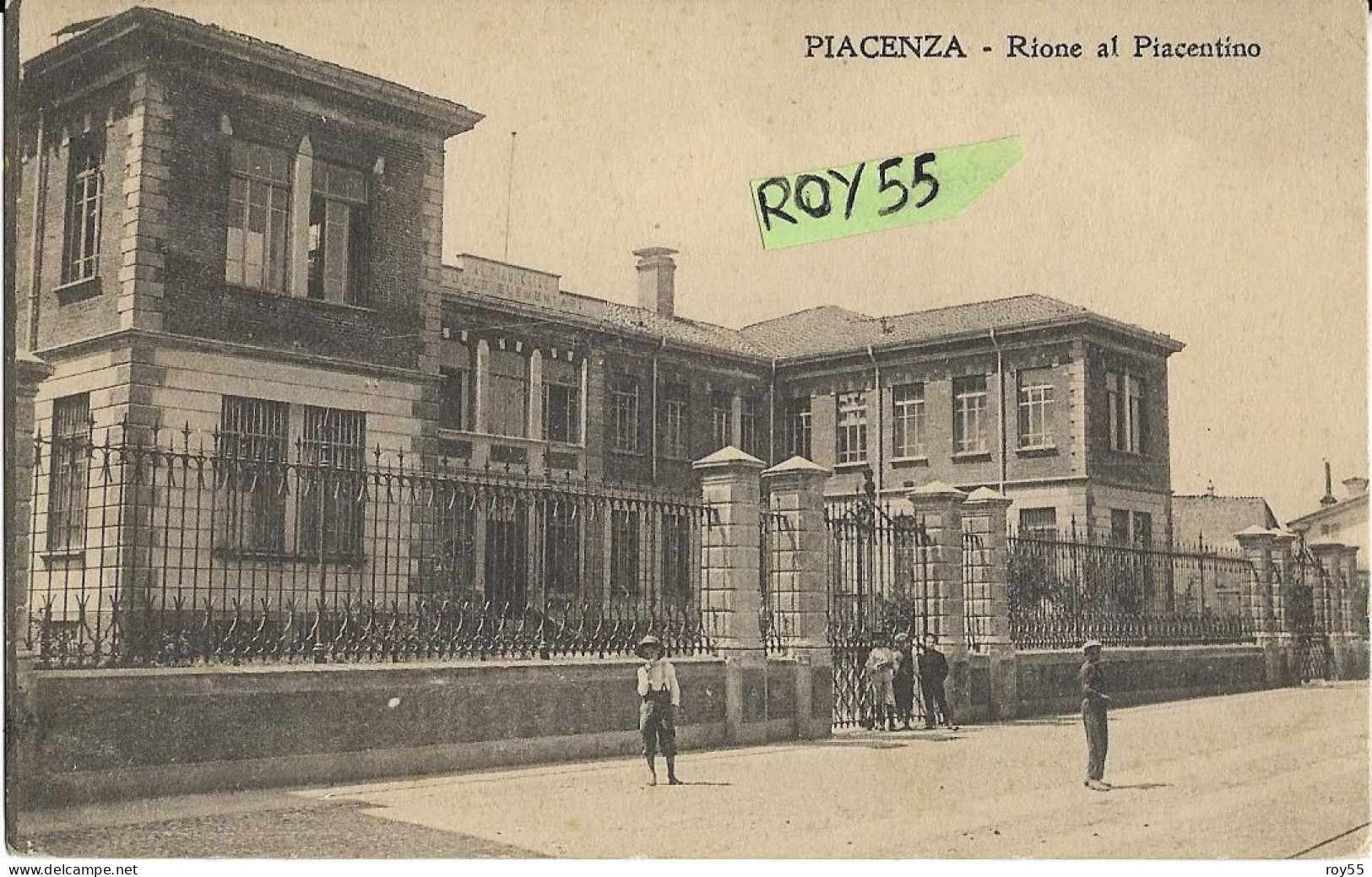 Emilia Romagna-piacenza Rione Al Piacentino Animata Veduta Primi 900 (picc./viagg./v.retro) - Piacenza
