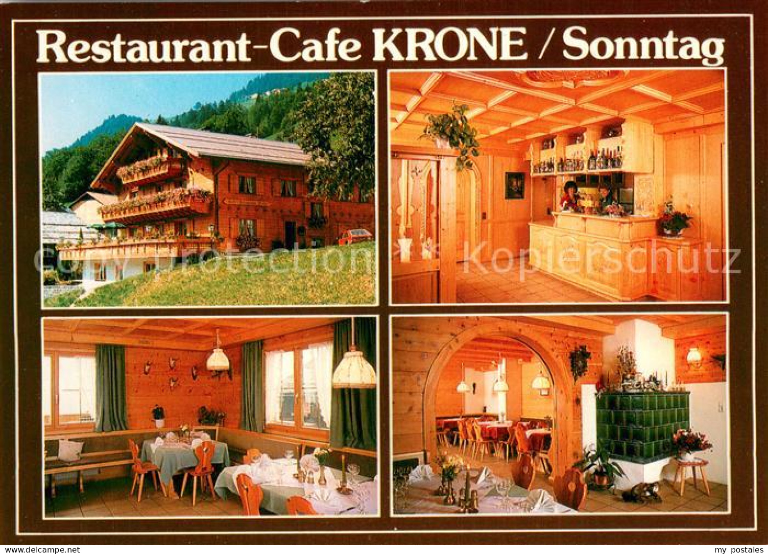 73725121 Sonntag Buchboden Restaurant Cafe Krone Gastraeume Bar Sonntag Buchbode - Autres & Non Classés
