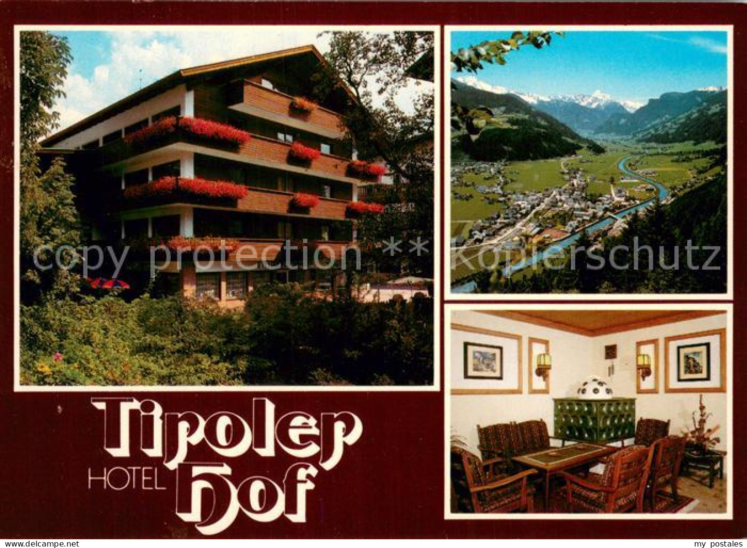 73725111 Zell Ziller Tirol Hotel Tiroler Hof Gaststube Panorama Zell Ziller Tiro - Altri & Non Classificati