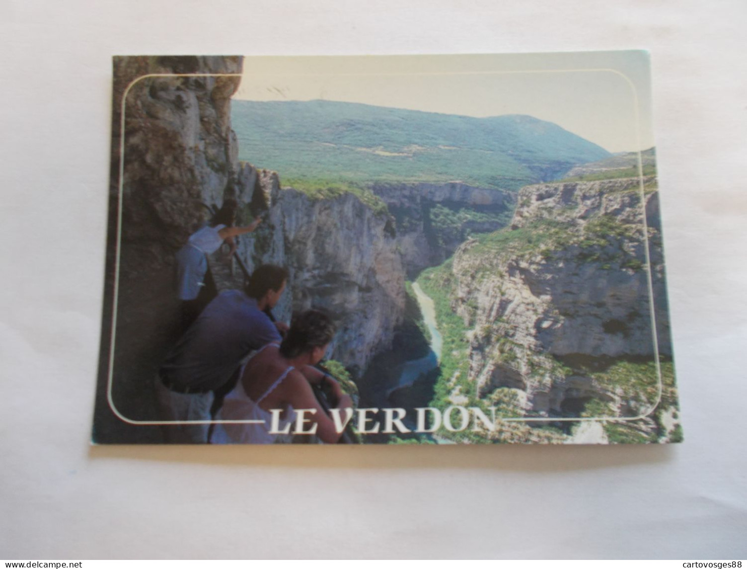 LE VERDON CORNICHE SUBLIME TUNNEL DU FAYET ( 04 Alpes De Haute Provence )  VUE GENERALE ANIMEES TIMBRE CHATEAU DE BIRON - Sonstige & Ohne Zuordnung