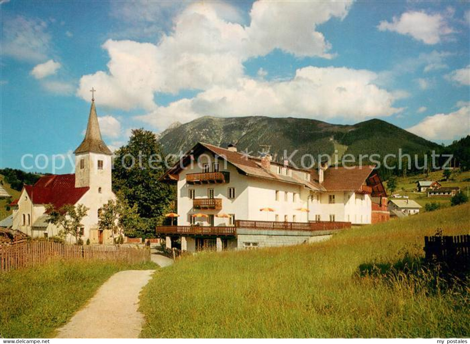 73725080 Lackenhof Gaming Panorama Kirche Lackenhof Gaming - Sonstige & Ohne Zuordnung