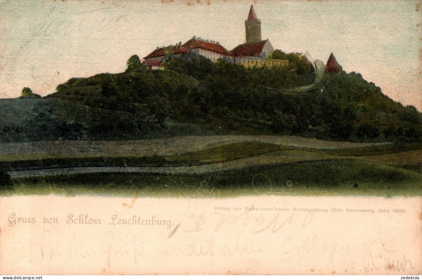 H1774 - Leuchtenburg Gruß Aus - Otto Rassmann Jena - Kastelen