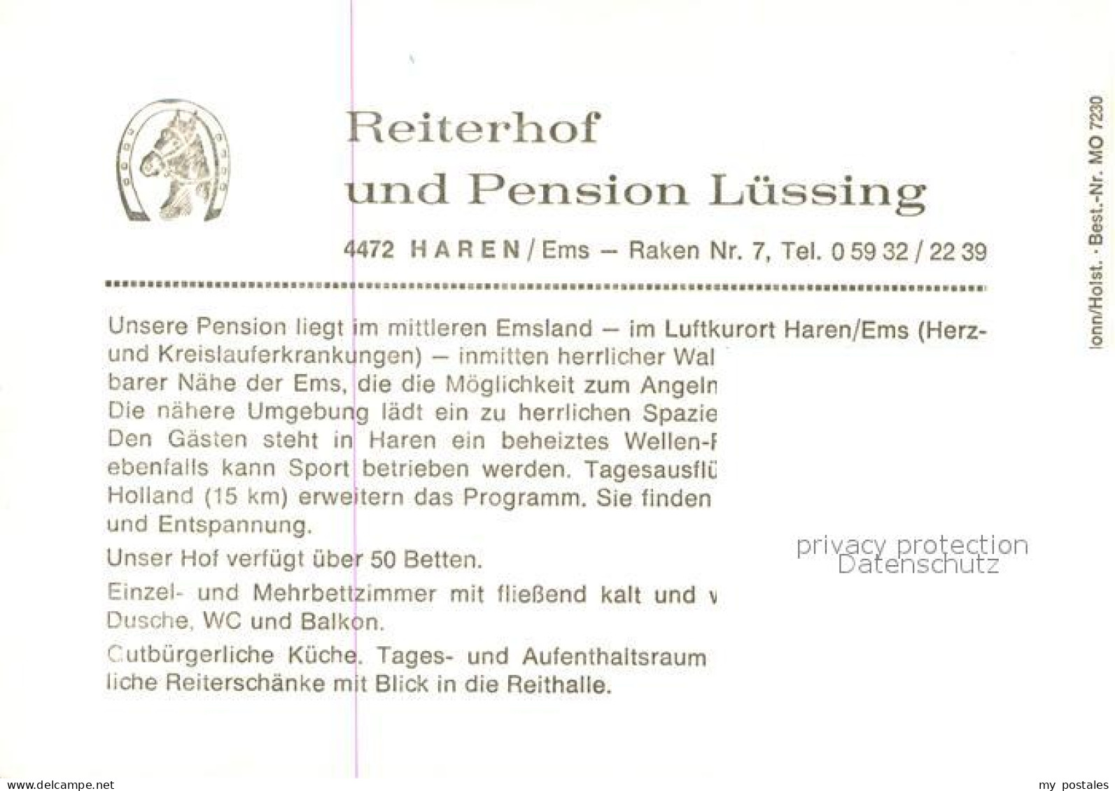 73725030 Haren Ems Reiterhof Und Pension Luessing Restaurant Reithalle Haren Ems - Other & Unclassified