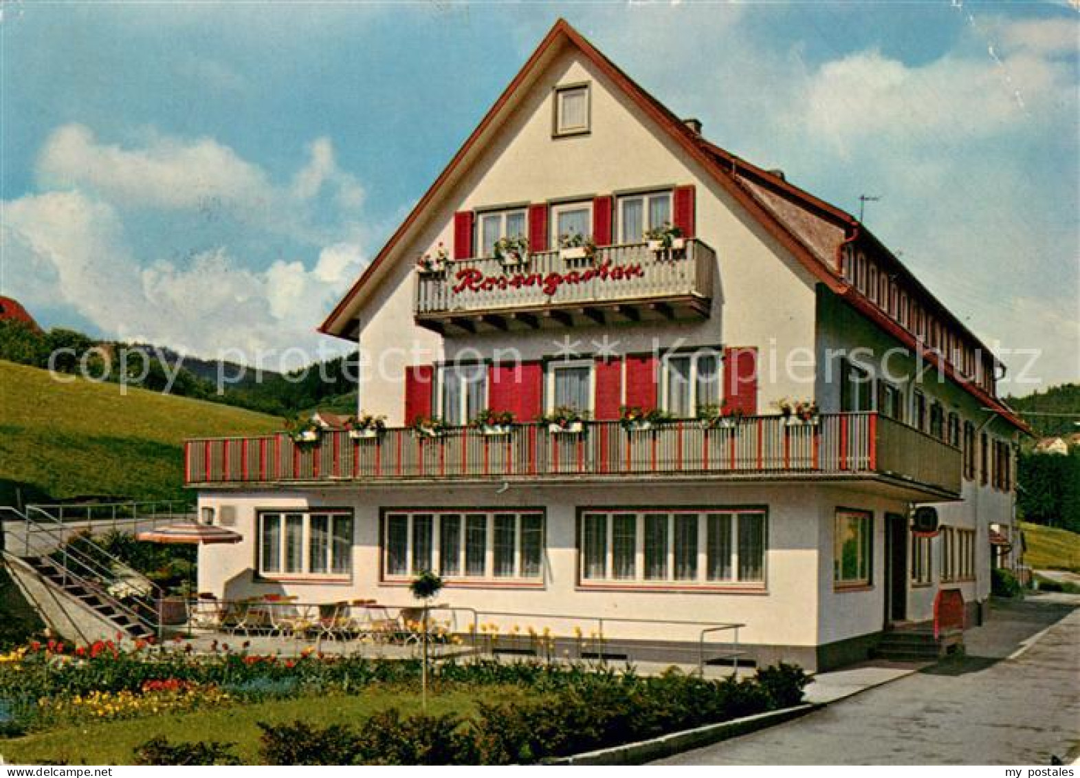 73725021 Baiersbronn Schwarzwald Gasthof Pension Rosengarten Baiersbronn Schwarz - Baiersbronn