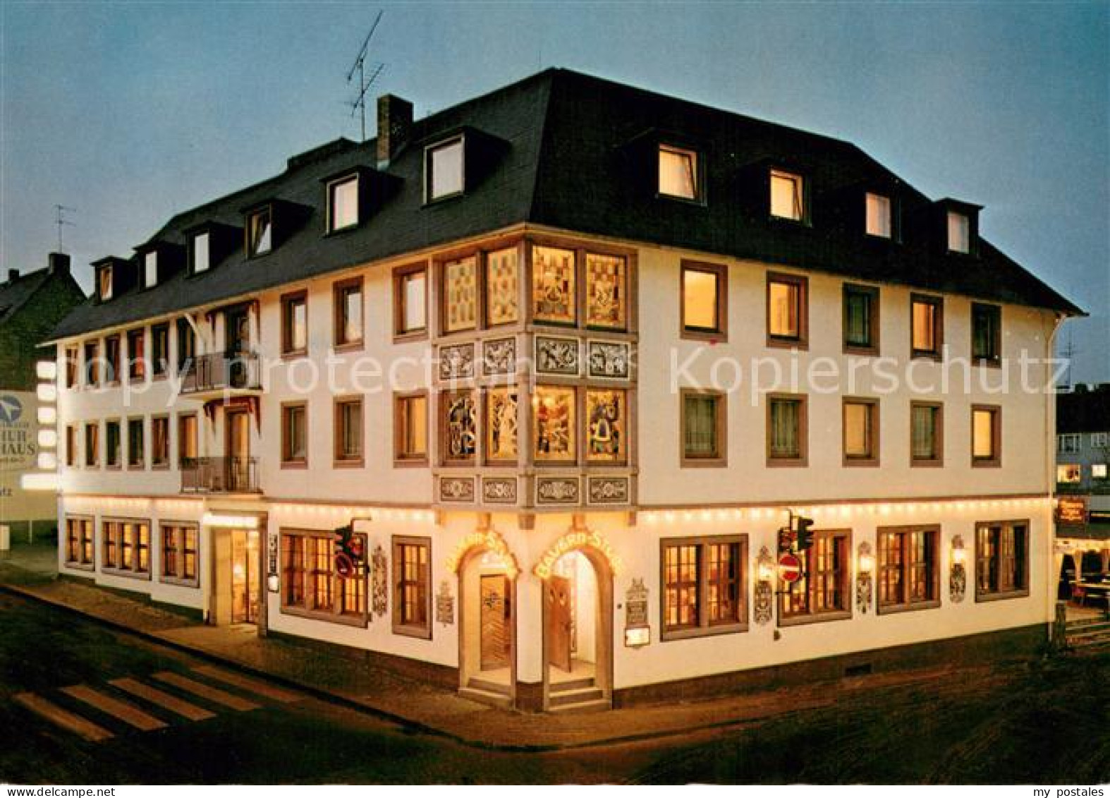 73725005 Ruedesheim Am Rhein Hotel Ruedesheimer Hof Nachtaufnahme  - Rüdesheim A. Rh.