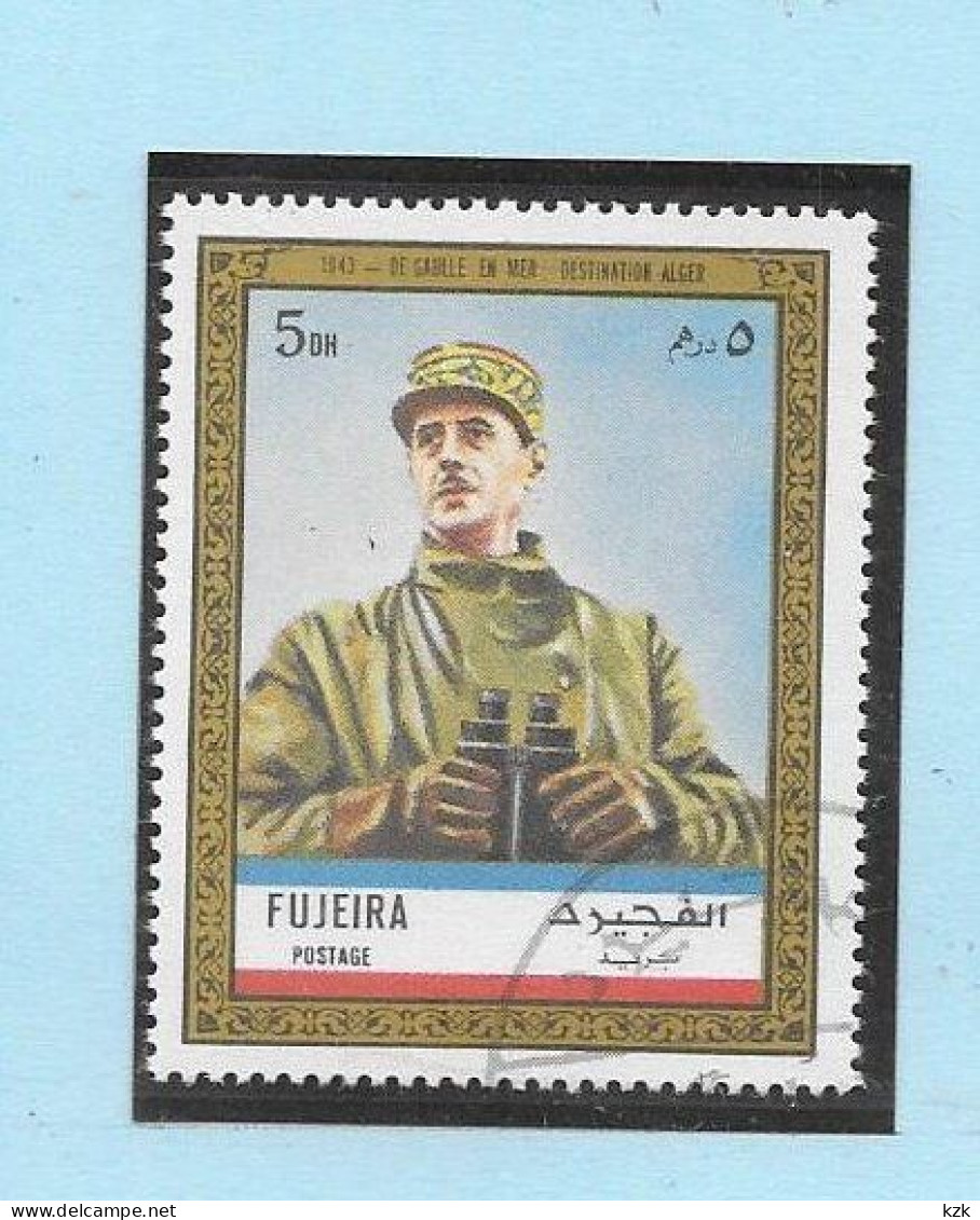 08	26 173		Émirats Arabes Unis - FUJEIRA - De Gaulle (Generaal)
