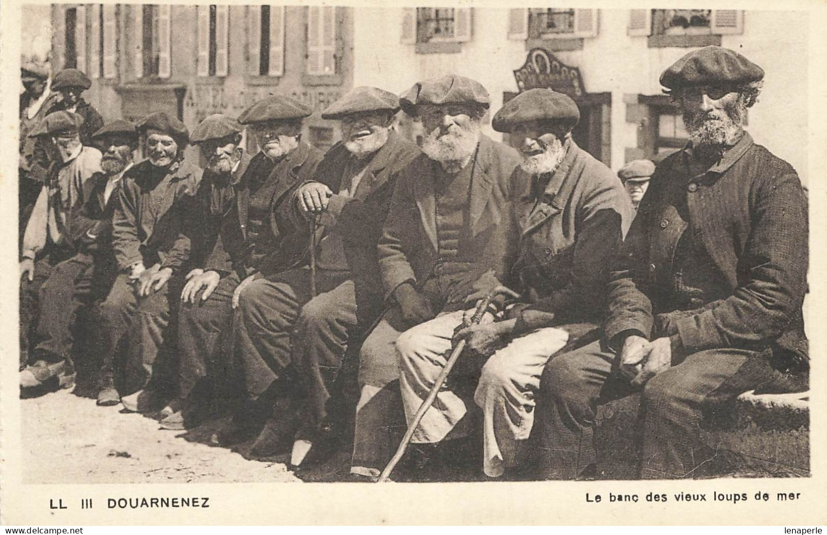 D8238 Douarnenez Le Banc Des Vieux Loups De Mer - Douarnenez