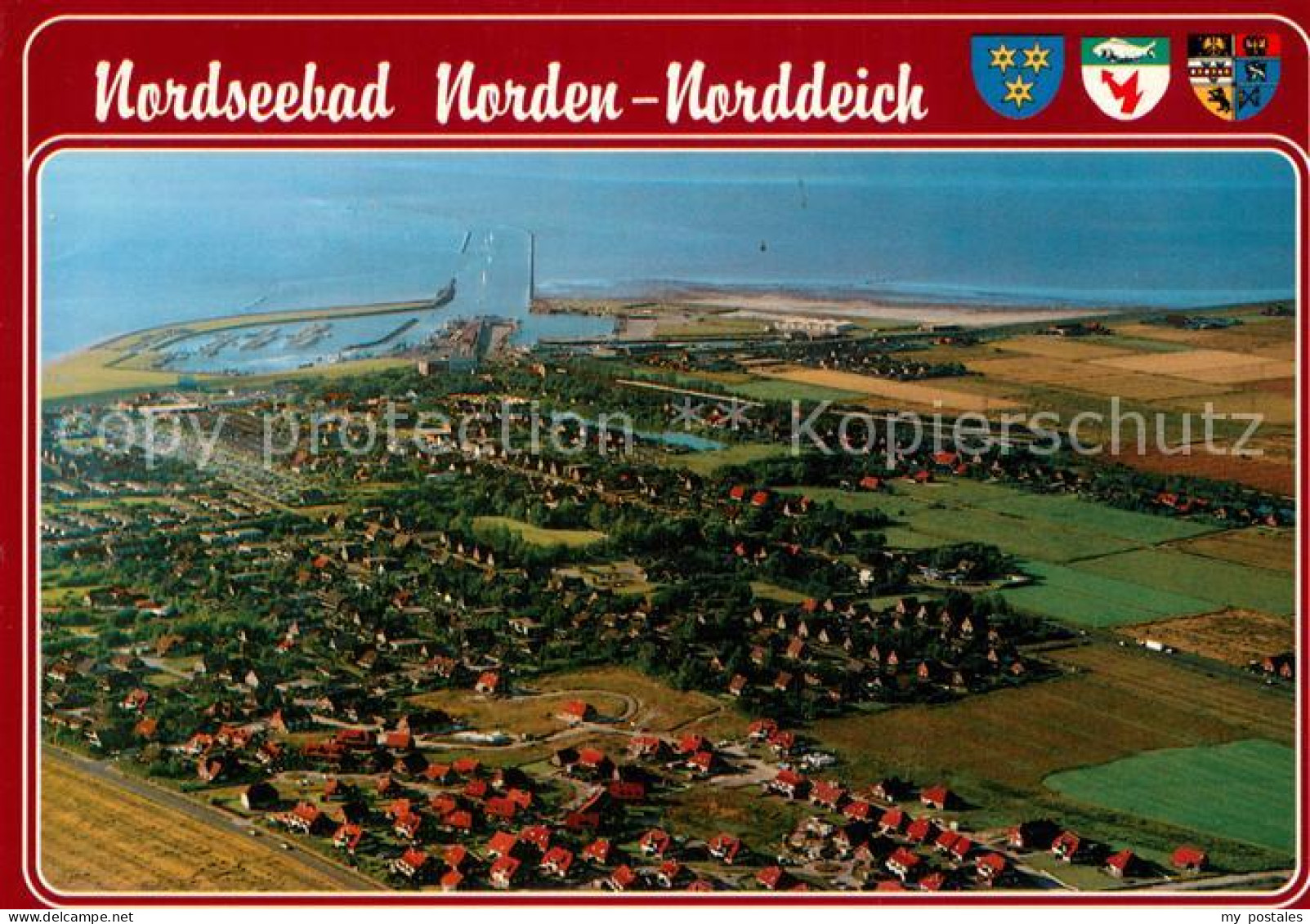 73724954 Norden Norddeich Nordseebad Fliegeraufnahme  - Other & Unclassified