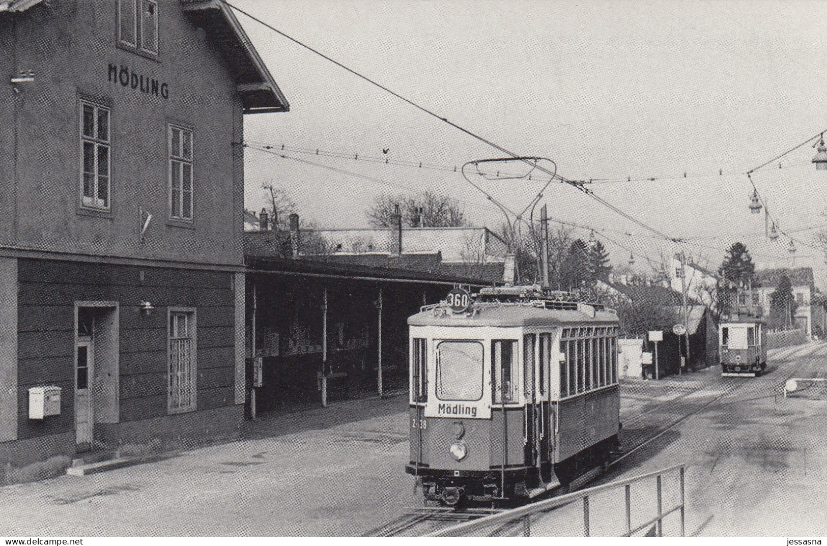 AK - Wr. Verkehrsbetriebe - Strassenbahn Linie 360 - Endstelle In MÖDLING - Tram