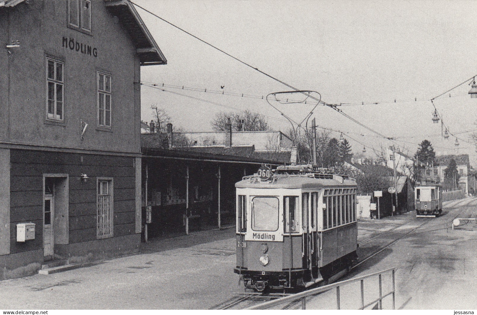 AK - Wr. Verkehrsbetriebe - Strassenbahn Linie 360 - Endstelle In MÖDLING - Tramways