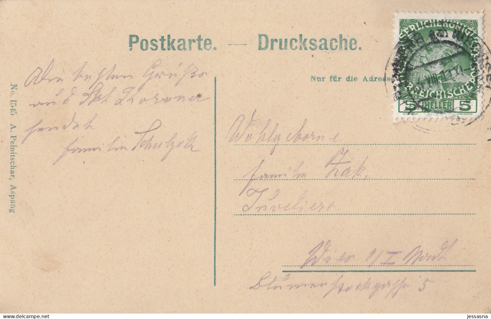 AK - (NÖ) ST. CORONA Am Wechsel - Loitzl`s Gasthof "zum Waldhof" 1911 - Wechsel