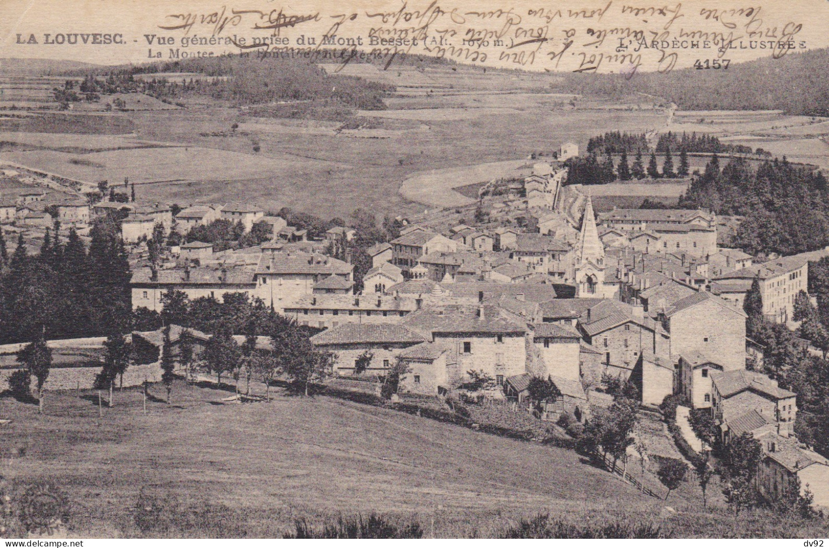 ARDECHE LA LOUVESC VUE GENERALE - La Louvesc