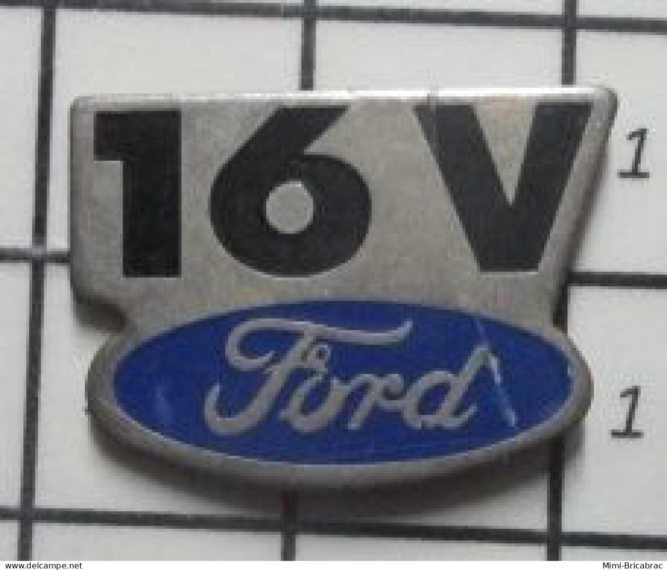 3617 Pin's Pins / Beau Et Rare / AUTOMOBILES / VVVVVVVVVVVVVVVV Ben Oui FORD 16V ! - Ford