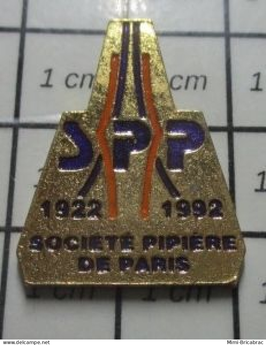 3617 Pin's Pins / Beau Et Rare / ASSOCIATIONS / SPP 1922 1002 SOCIETE PIPIERE DE PARIS Siège Social Au Bois De Boulogne - Verenigingen