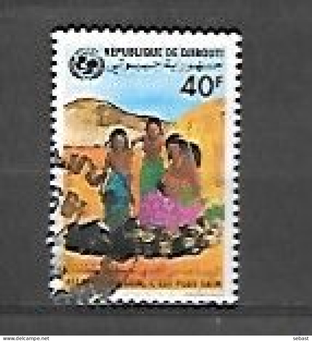 TIMBRE OBLITERE DE DJIBOUTI DE 1994 N° MICHEL 595 - Djibouti (1977-...)