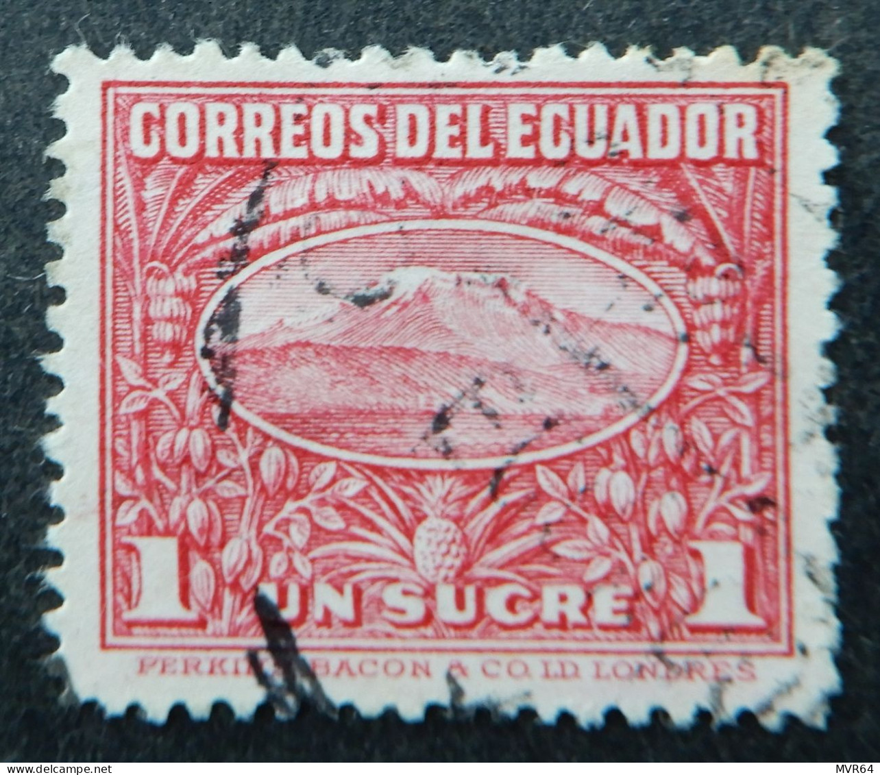 Ecuador 1934 (1) Mount Chimborazo - Equateur