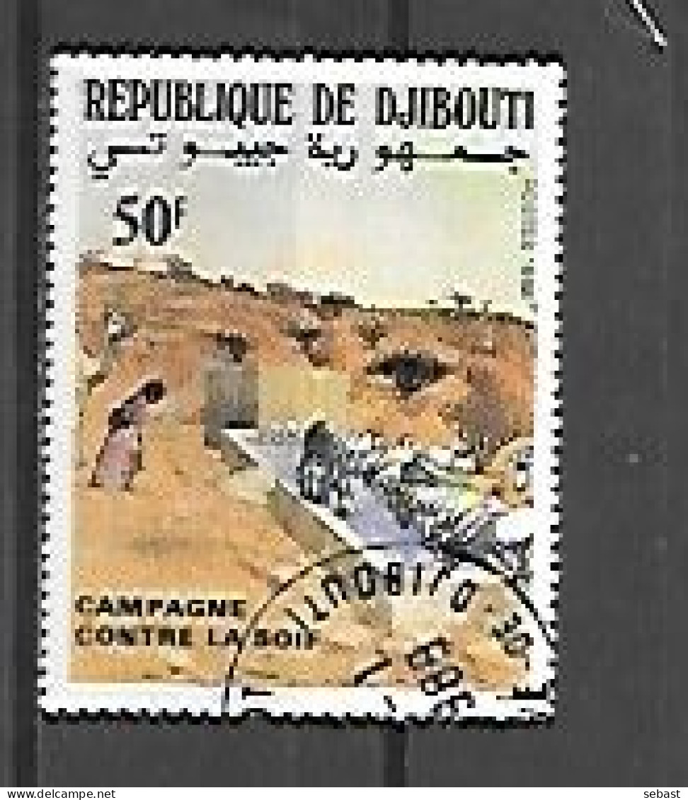 TIMBRE OBLITERE DE DJIBOUTI DE 1988 N° MICHEL 511 - Yibuti (1977-...)