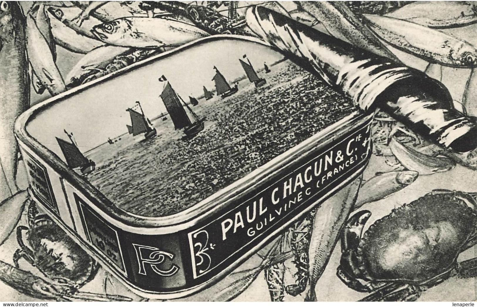 D8245 Publicité Sardines Paul Chacun - Autres & Non Classés