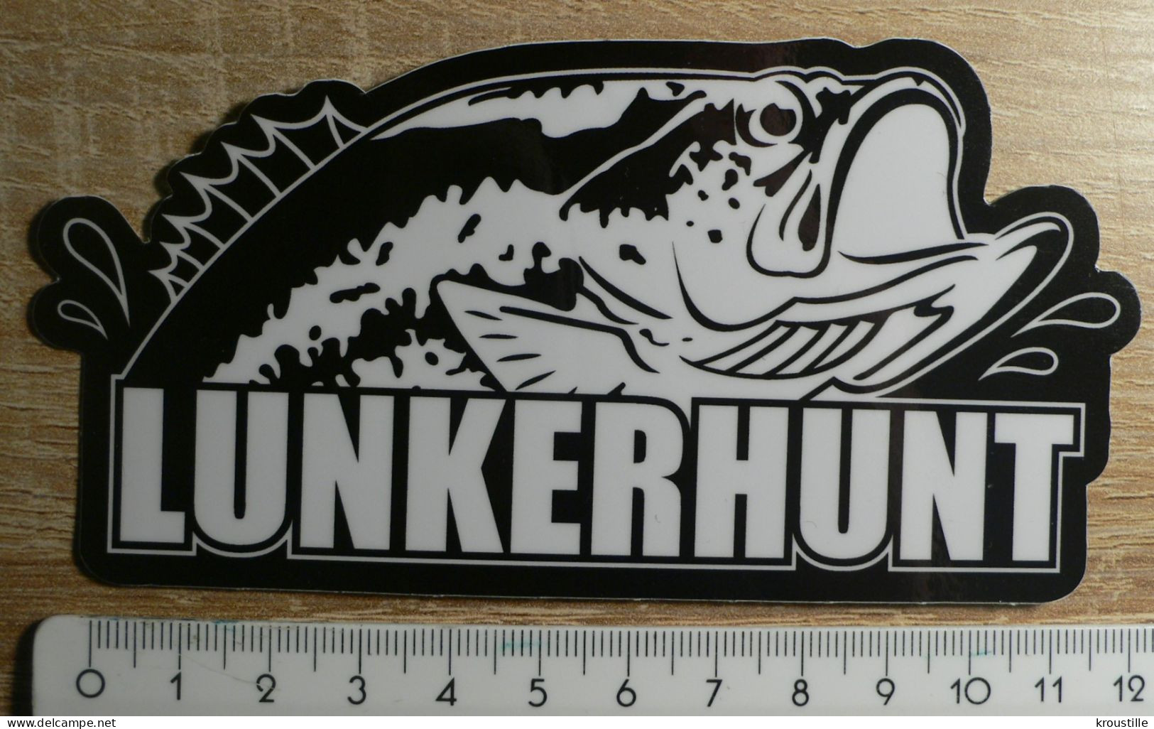 PECHE : AUTOCOLLANT LUNKERHUNT - Stickers