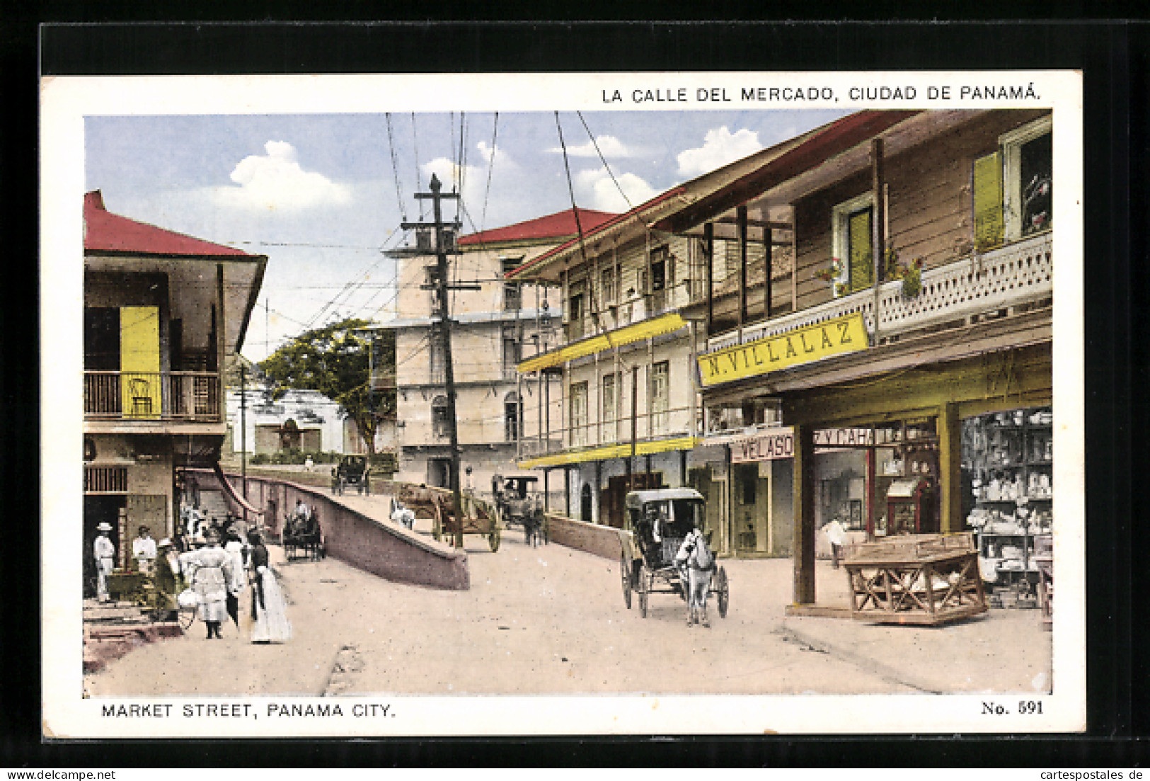 AK Panama City, Market Street  - Panamá