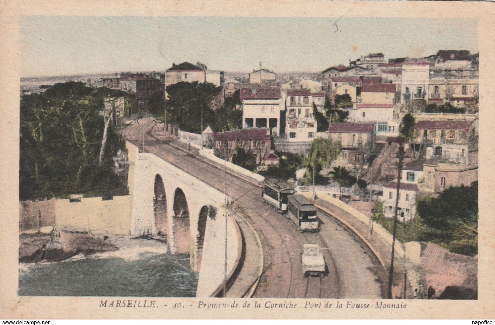 13-Marseille  Promenade De La Corniche Pont De La Fausse-Monnaie - Endoume, Roucas, Corniche, Plages
