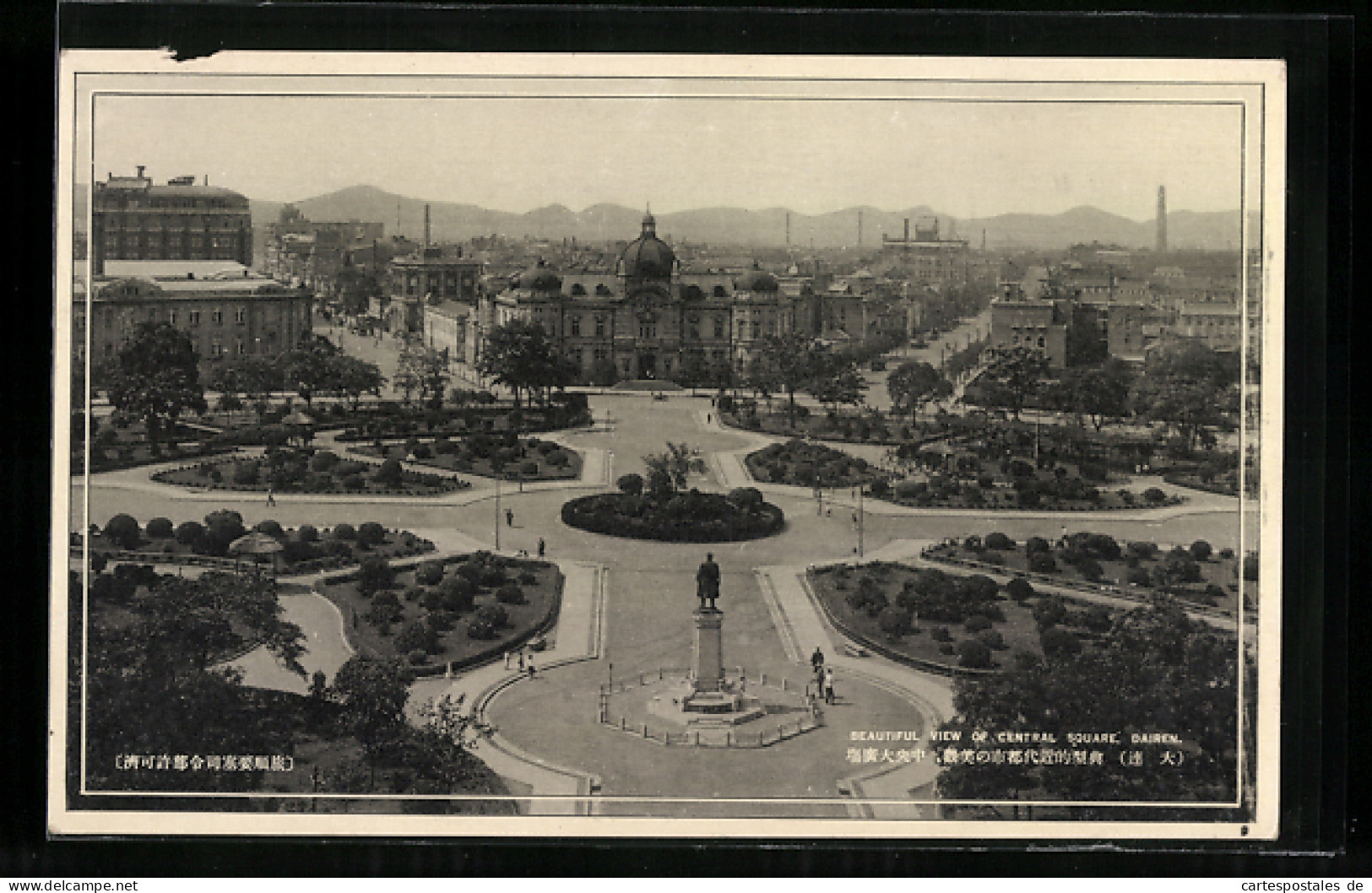 AK Dairen, Beautiful View Of Central Square  - China