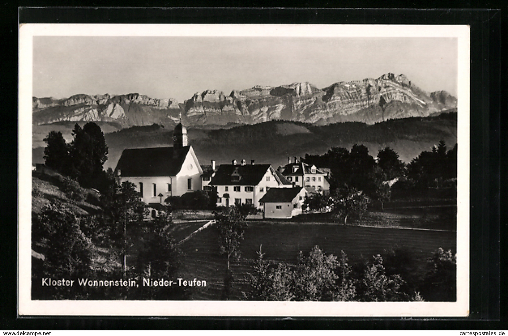 AK Teufen, Blick Zum Kloster Wonnenstein  - Teufen