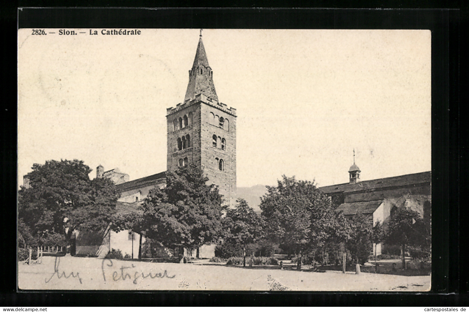 AK Sion, La Cathedrale  - Sion