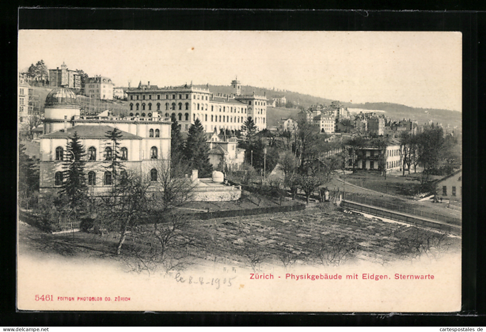 AK Zürich, Physikgebäude Mit Sternwarte  - Other & Unclassified