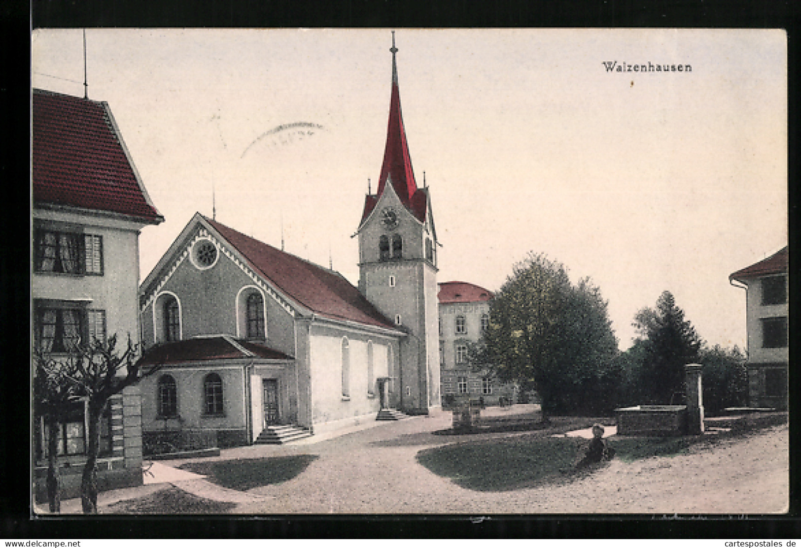 AK Walzenhausen, Blick Auf Die Kirche  - Walzenhausen