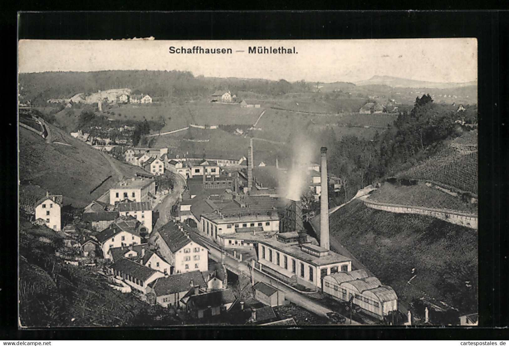 AK Schaffhausen, Totalansicht Mit Sicht Ins Mühlethal  - Andere & Zonder Classificatie