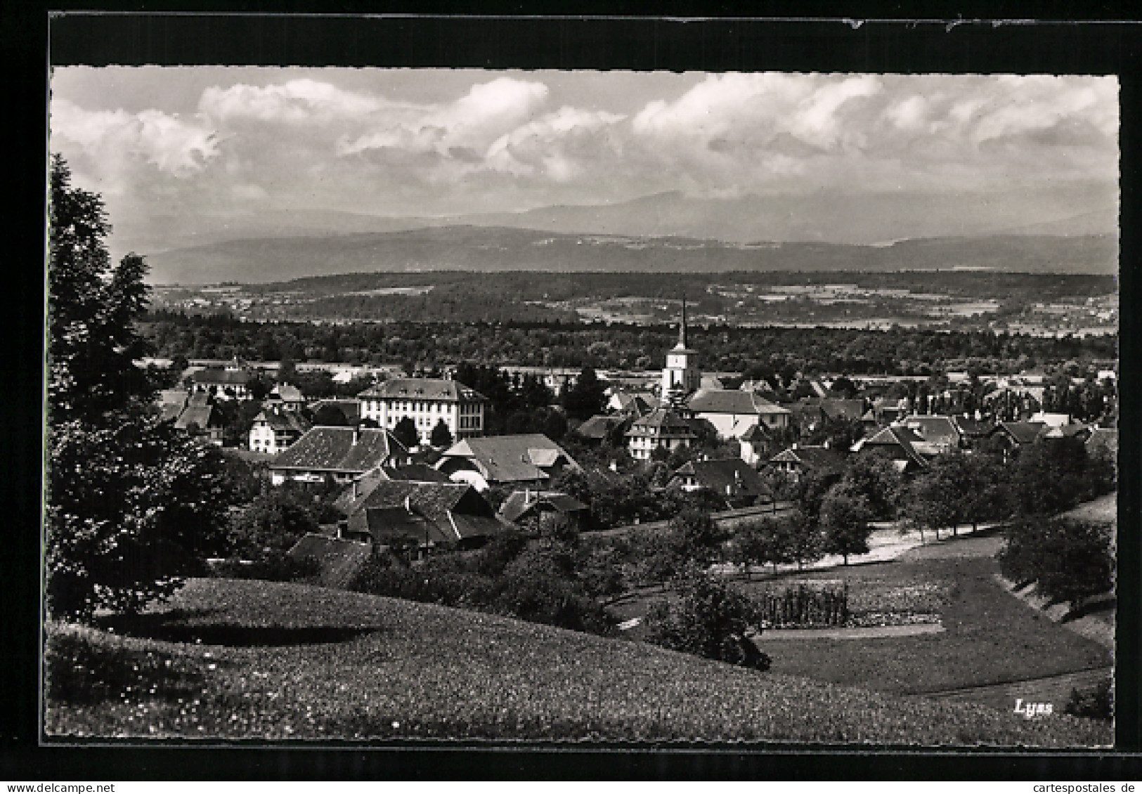 AK Lyss, Panorama Aus Der Vogelschau  - Lyss