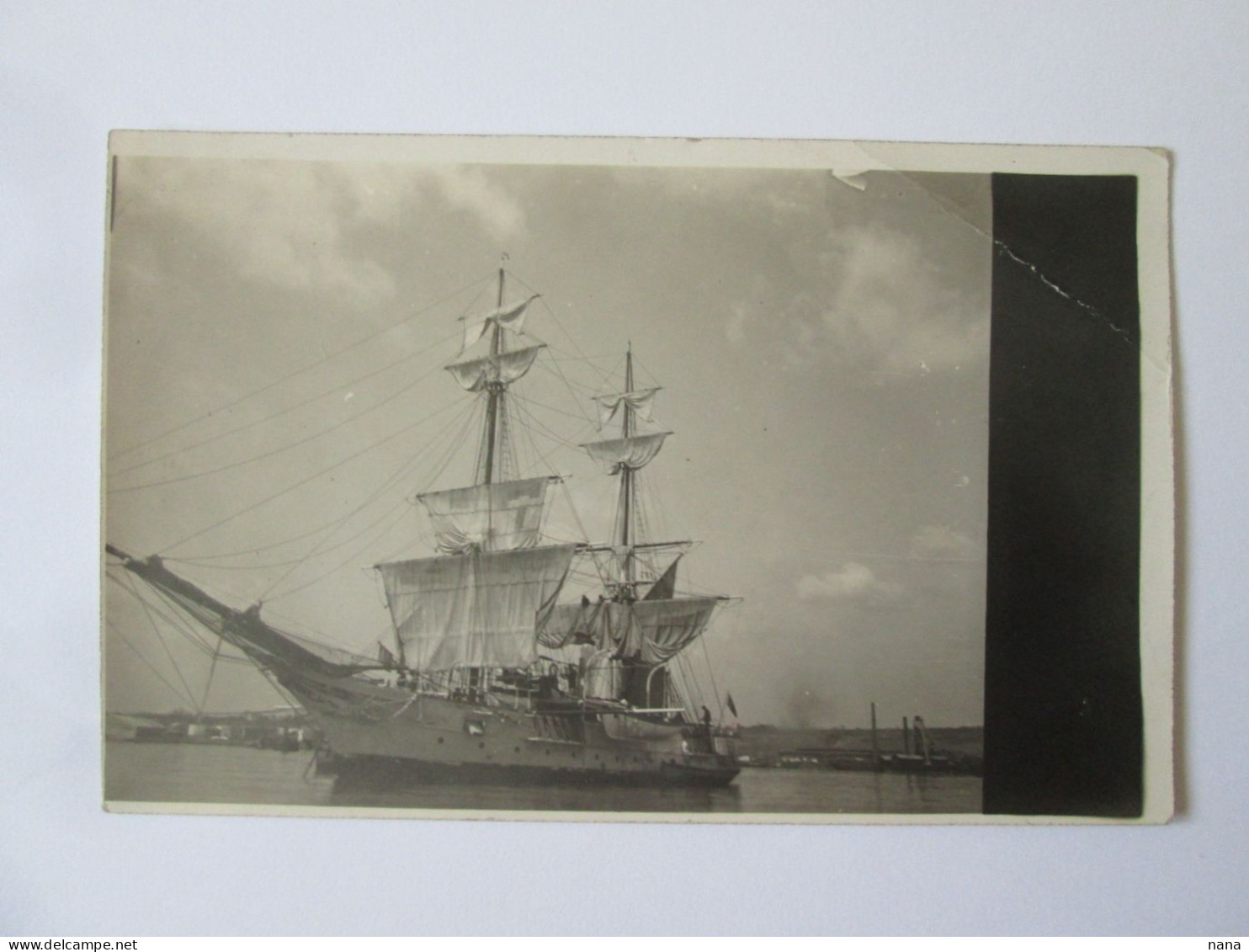 Romania-Constanța:Le Premier Navire Mircea(1882-1944) C.p.photo 1928/The First Mircea Ship(1882-1944)photo Postcard 1928 - Romania