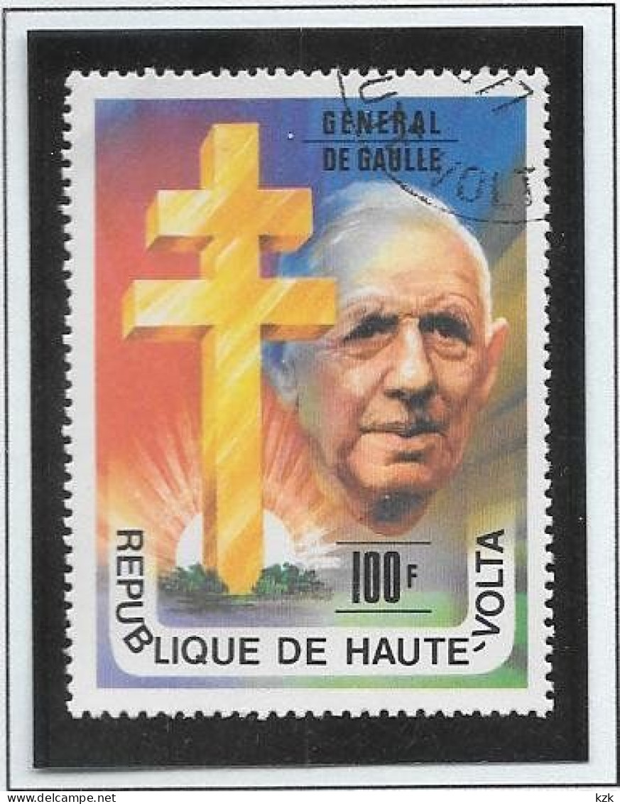 09	08 040		HAUTE-VOLTA - De Gaulle (Generaal)