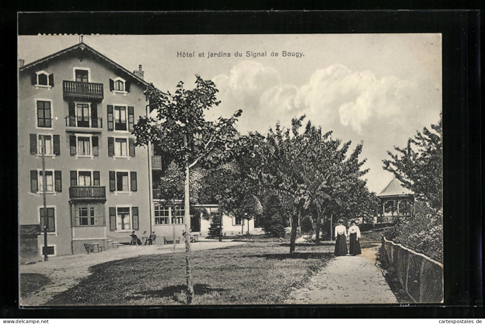 AK Bougy-Villars, Hotel Et Jardins Du Signal De Bougy  - Bougy-Villars