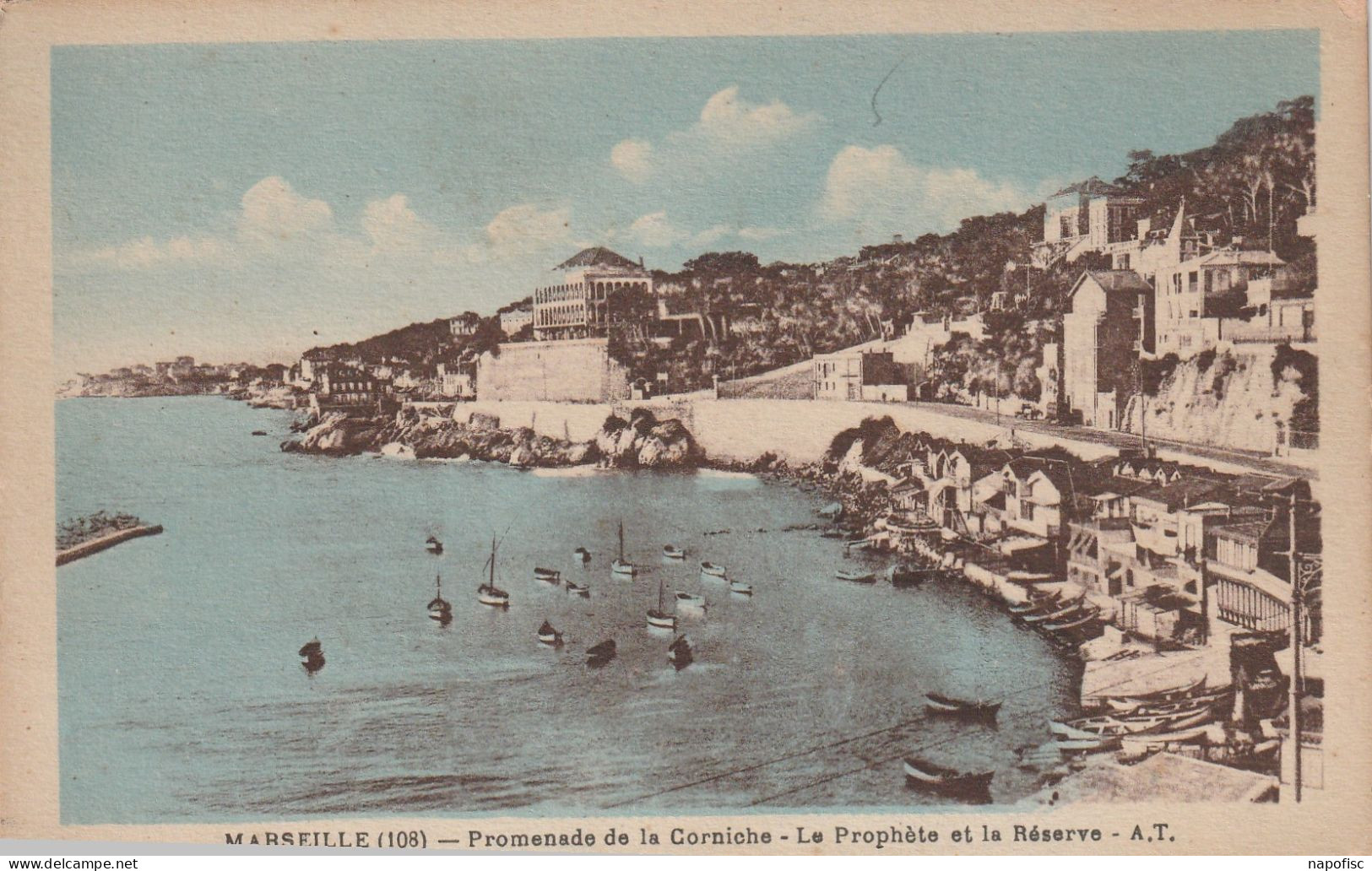 13-Marseille Promenade De La Corniche, Le Prophète Et La Réserve - Endoume, Roucas, Corniche, Spiaggia