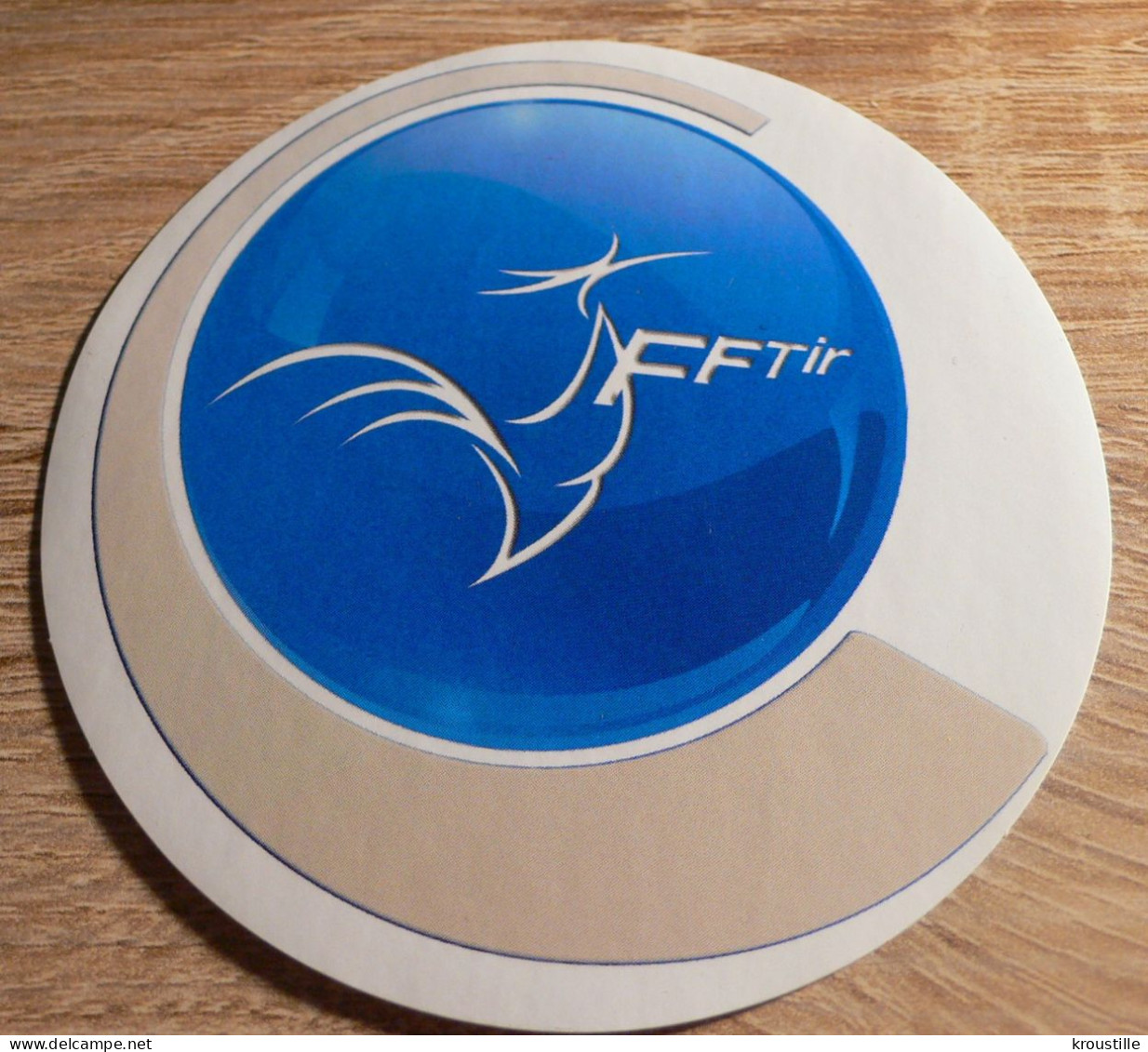 AUTOCOLLANT FEDERATION FRANCAISE DE TIR - ROND - Stickers