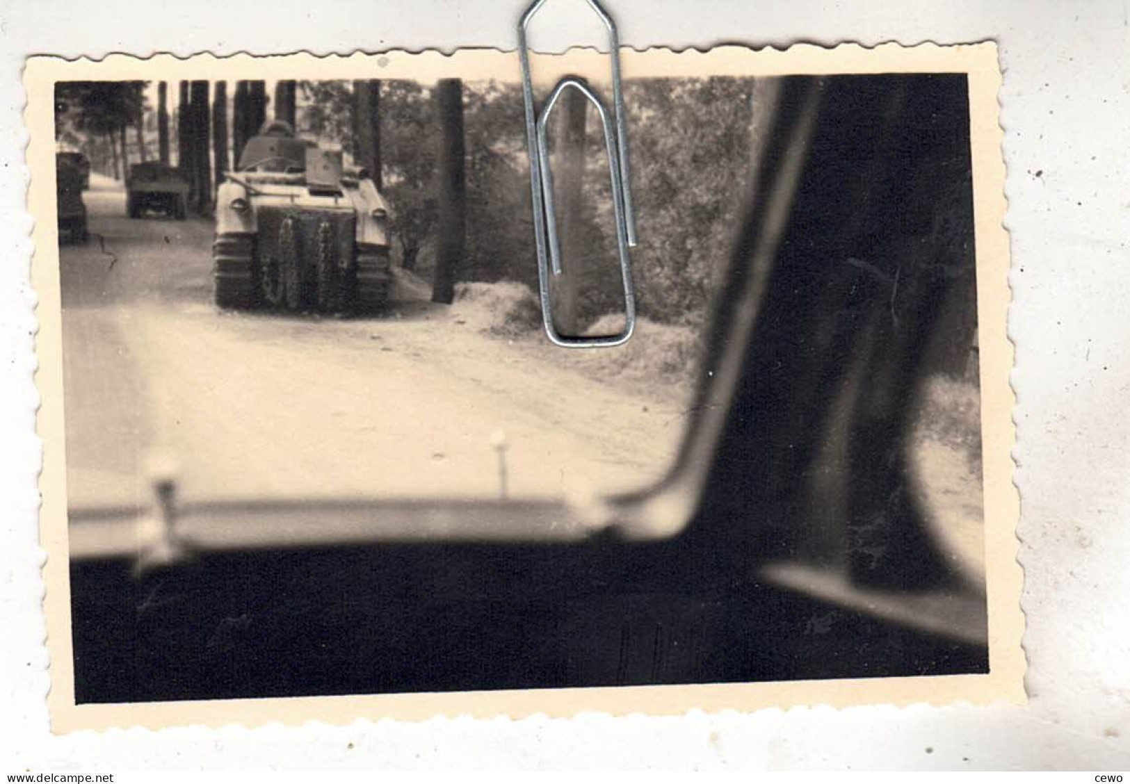 PHOTO GUERRE CHAR TANK  RENAULT CHAR B1 PRES DE CAMBRAI 1940 - Guerre, Militaire