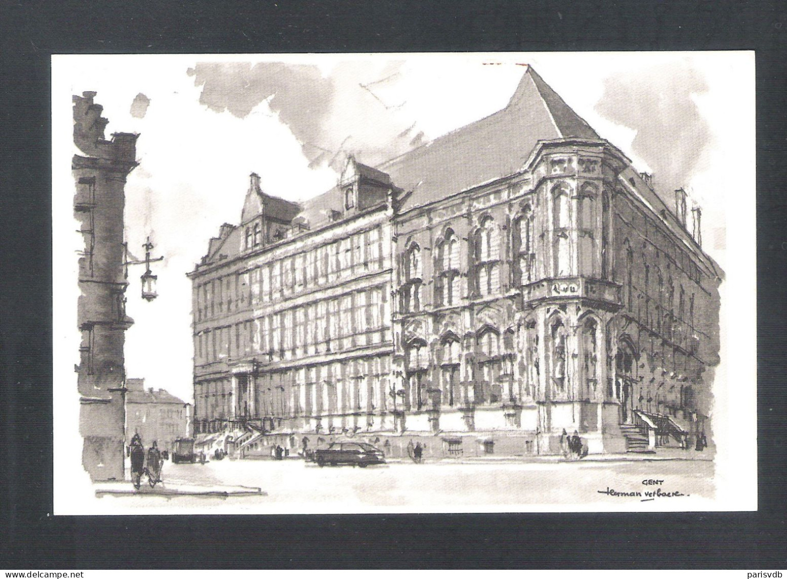 GENT - STADHUIS - HERMAN VERBAERE - FOTOKAART   (13.979) - Gent