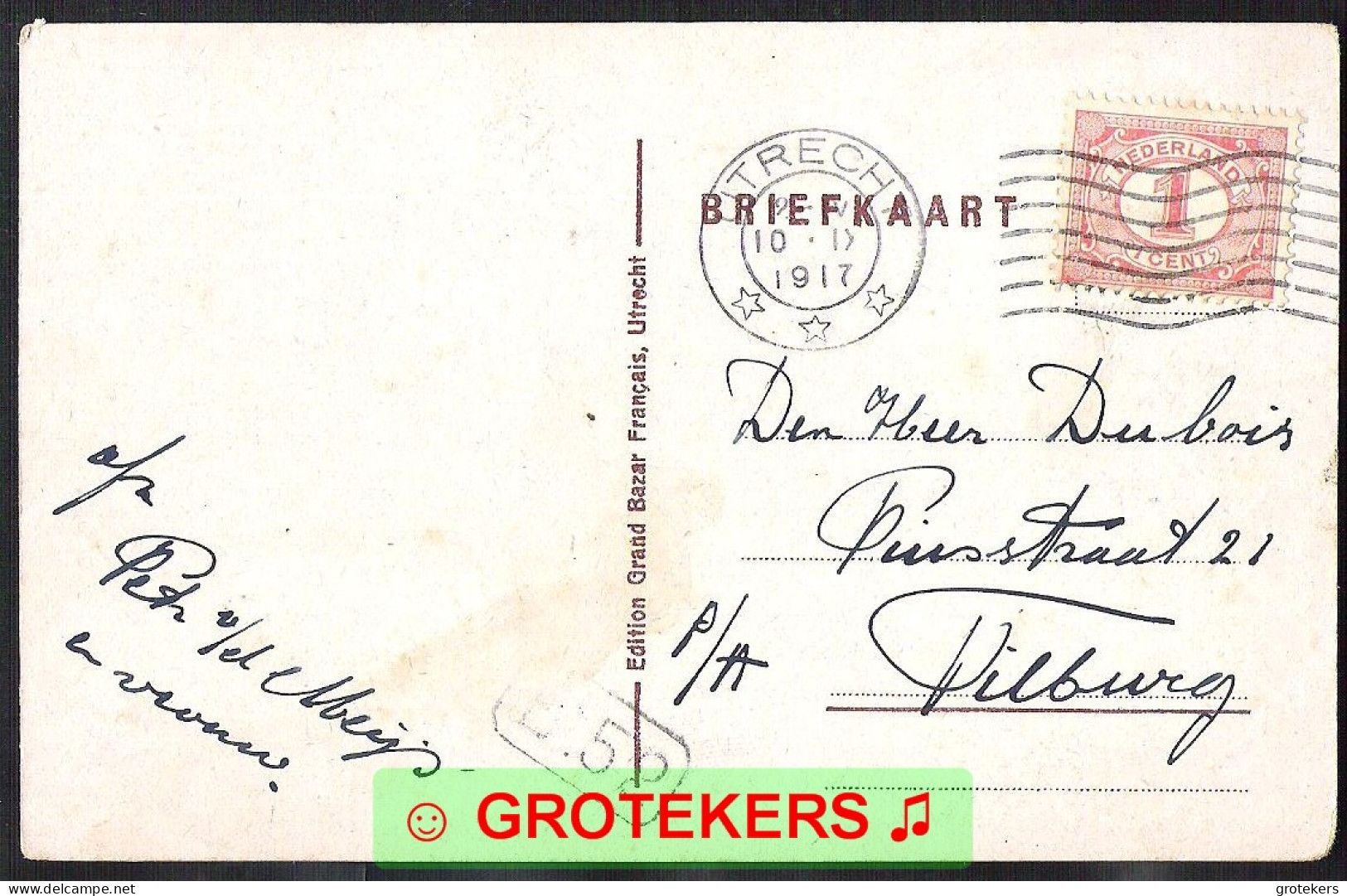UTRECHT Oude Gracht – Lichte Gaard 1917 - Utrecht