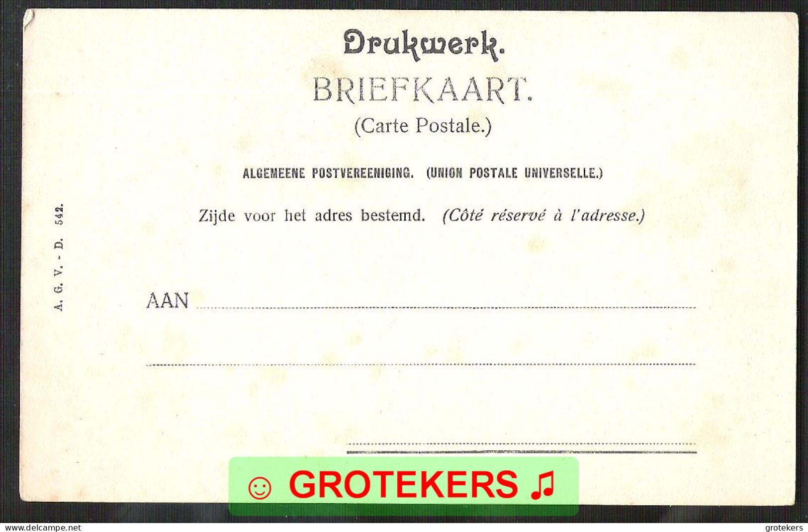 DORDRECHT Poortje In De Vriesestraat Ca 1904 - Dordrecht